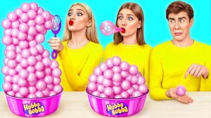 100 Слоев Еды Челлендж # Вкусные Кухонные Лайфхаки от Jelly DO Challenge