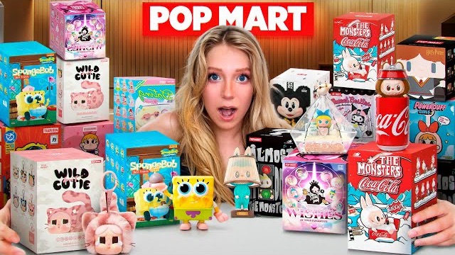 СКУПИЛИ POP MART! Огромная РАСПАКОВКА  ЧТО ВНУТРИ?