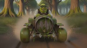 Мультики для детей, Шрэк Шрек на машинках для всех фанатов любимого мультика