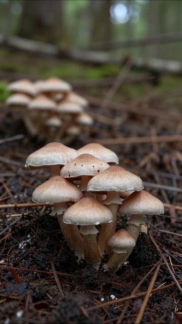 Очарование грибов в лесу #грибы #природа #лес