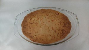 Быстрый заливной пирог с ветчиной и сыром