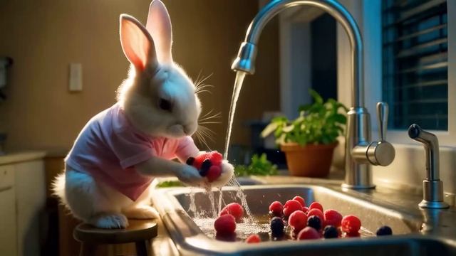 Мультик для детей маленький кролик помогает родителям