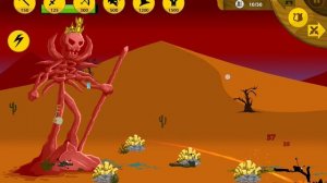 Stick War Legacy, миссия 339 ( insane, без баффов, гальванический скин, только замковые лучники)