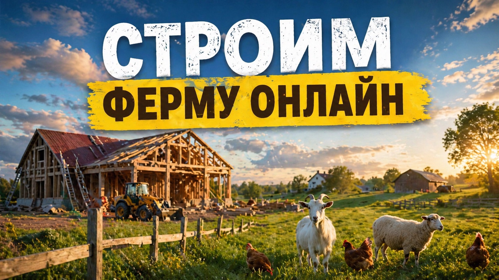 ФЕРМА ОНЛАЙН | Обустраиваем ферму для животных