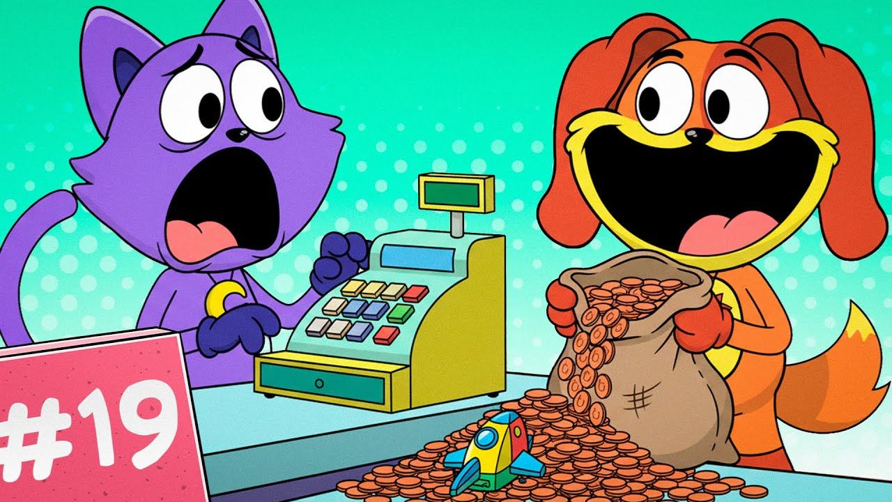 УГАРНЫЙ СЛУЧАЙ НА КАССЕ!!! Попи Плей Тайм 5 & Спрунки Анимации