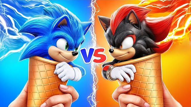 Соник против Шэдоу! Мои родители  Супер Соник и Эми Роуз!