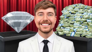 Что бы вы выбрали? гигантский бриллиант или 100 000 долларов?