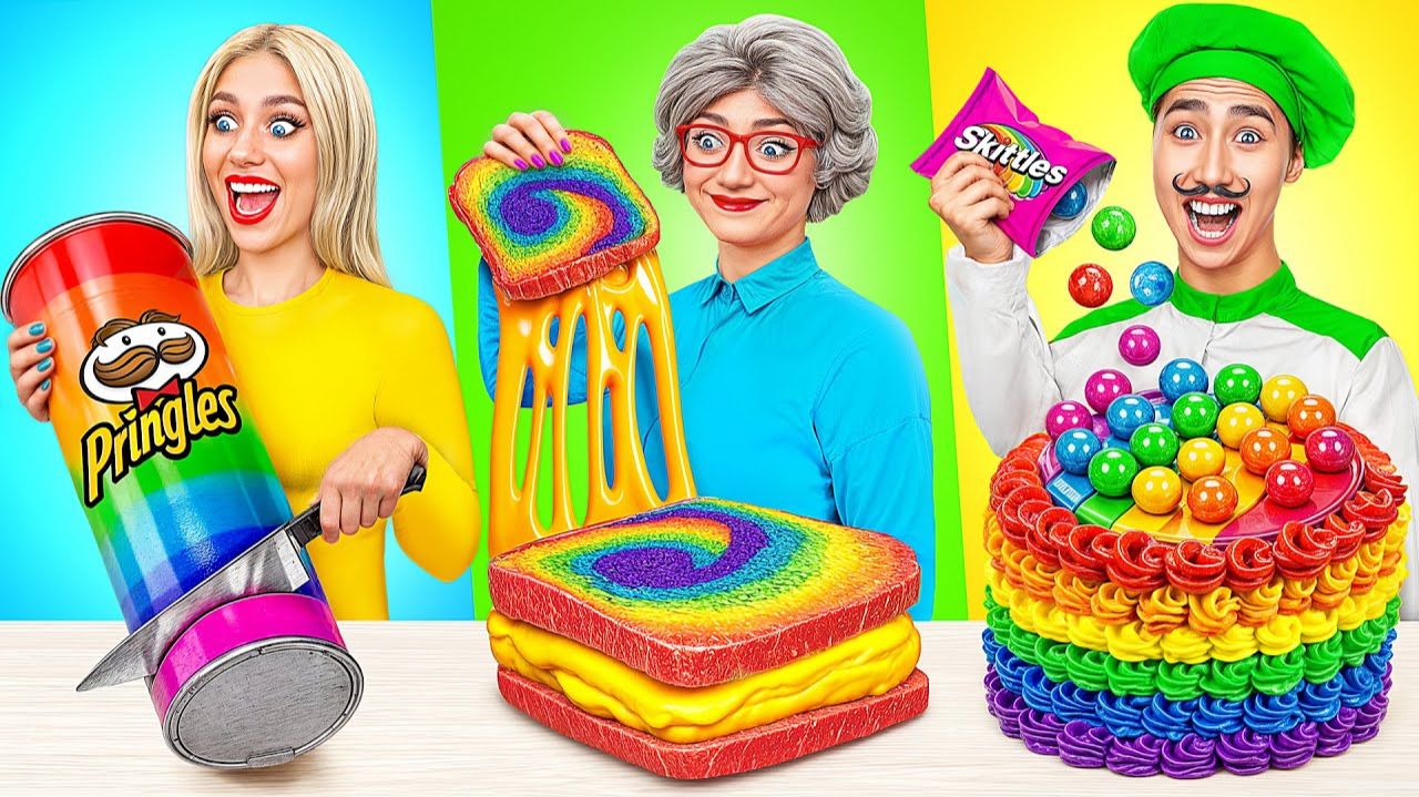 Кулинарный Челлендж# Я против Бабушки # Смешные Ситуации на Кухне от Jelly DO Challenge