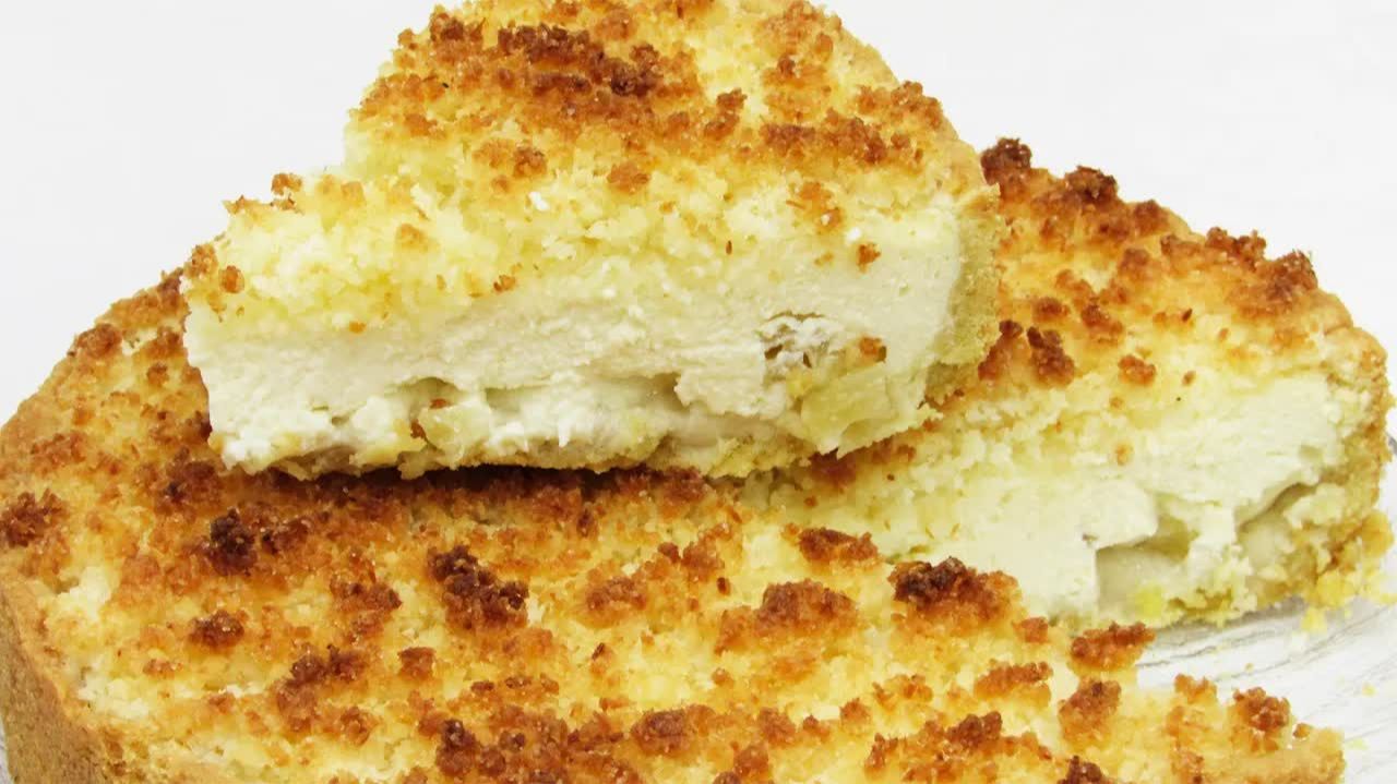 Будете печь КАЖДЫЙ ДЕНЬ! Самый ВКУСНЫЙ Творожный Пирог на кефире! Большая Ватрушка к чаю.