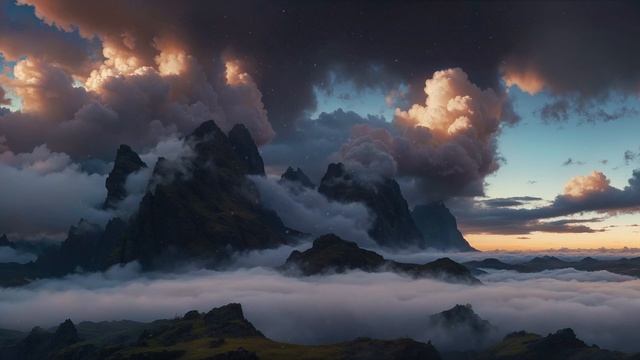 CLOUDSCAPE - deep ethereal ambient - meditative calming music and atmospheric visuals-(1080p30)