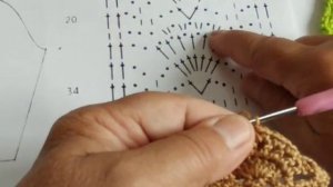 Учимся читать схемы /// Вяжем по схеме крючком ///