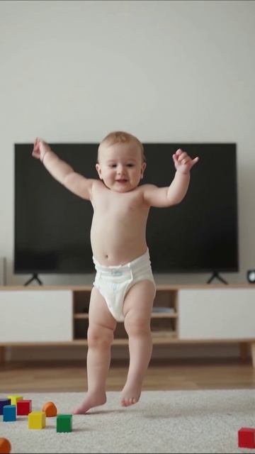 Первые шаги малыша! #дети #первые шаги #радость