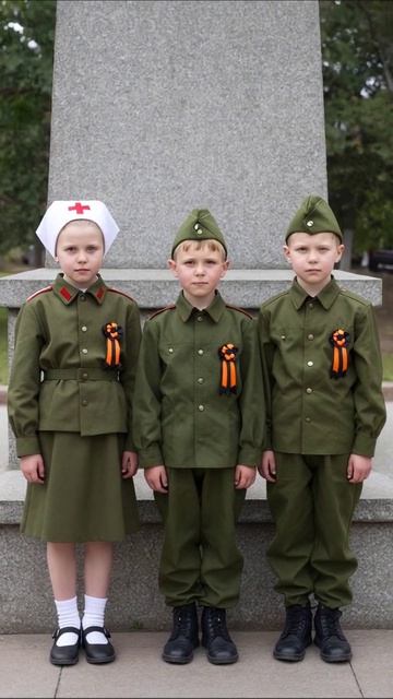 Детское патриотическое воспитание в военной форме #дети #патриотизм #история