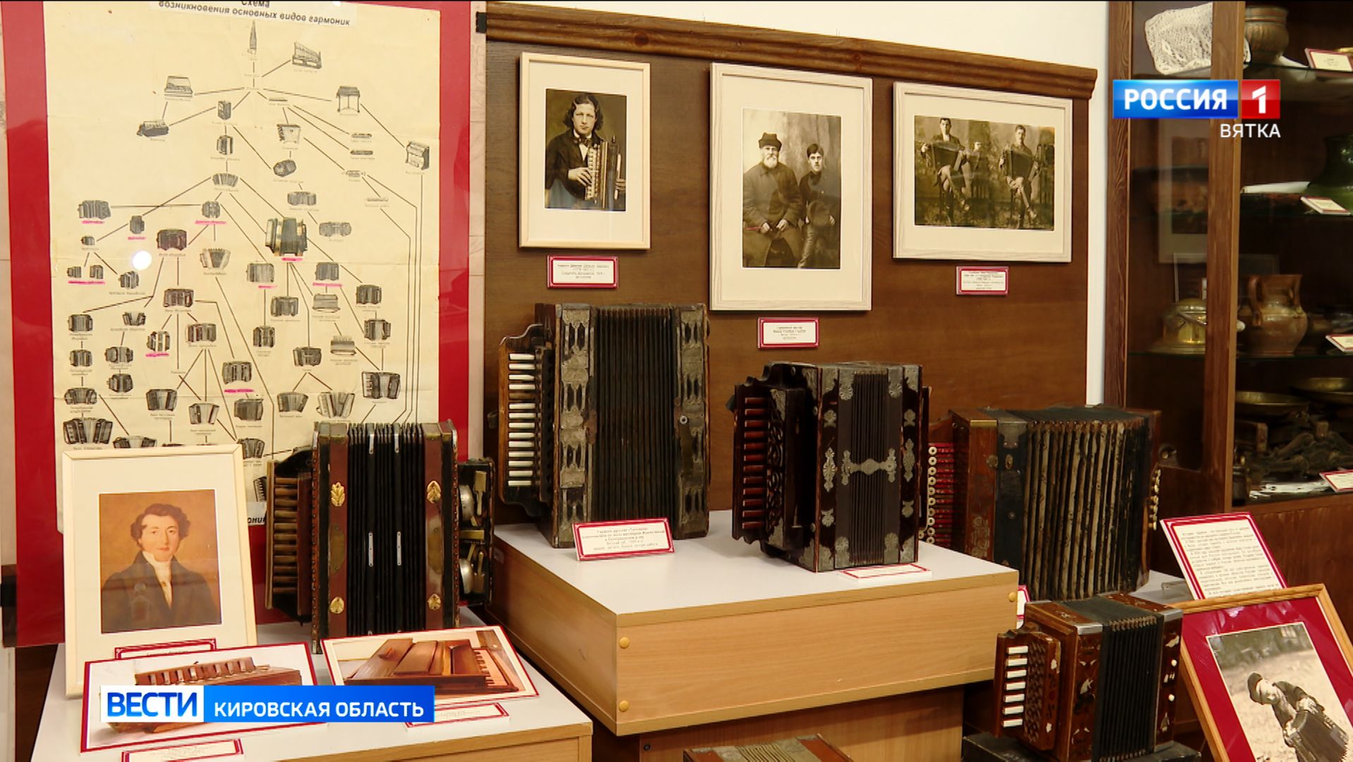 В музее «Приказная изба» открылась выставка «Гармошки и матрешки»