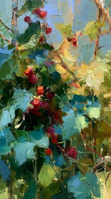 Дикая малина (картина #1156) / Арт-студия Нормова