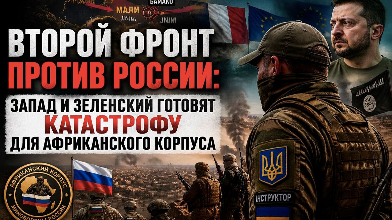 Макрон пошёл ва-банк: Зачем Париж и Киев устроили кровавый хаос в Африке?