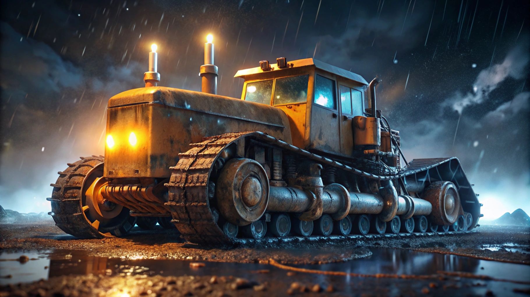 ДЕТСКИЕ МАШИНКИ НА СТРОЙКЕ. ТРАКТОР БУЛЬДОЗЕР