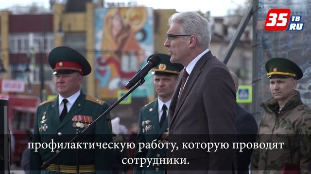 Профессиональный праздник отметили пожарные Вологодской области