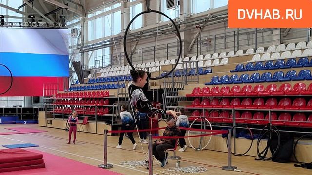 Первые соревнования по воздушной гимнастике состоялись в Комсомольске