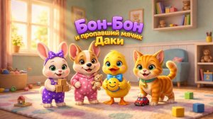 Потерянный мячик 😢 но друзья не сдались! | Добрая сказка для детей | Аудисказка