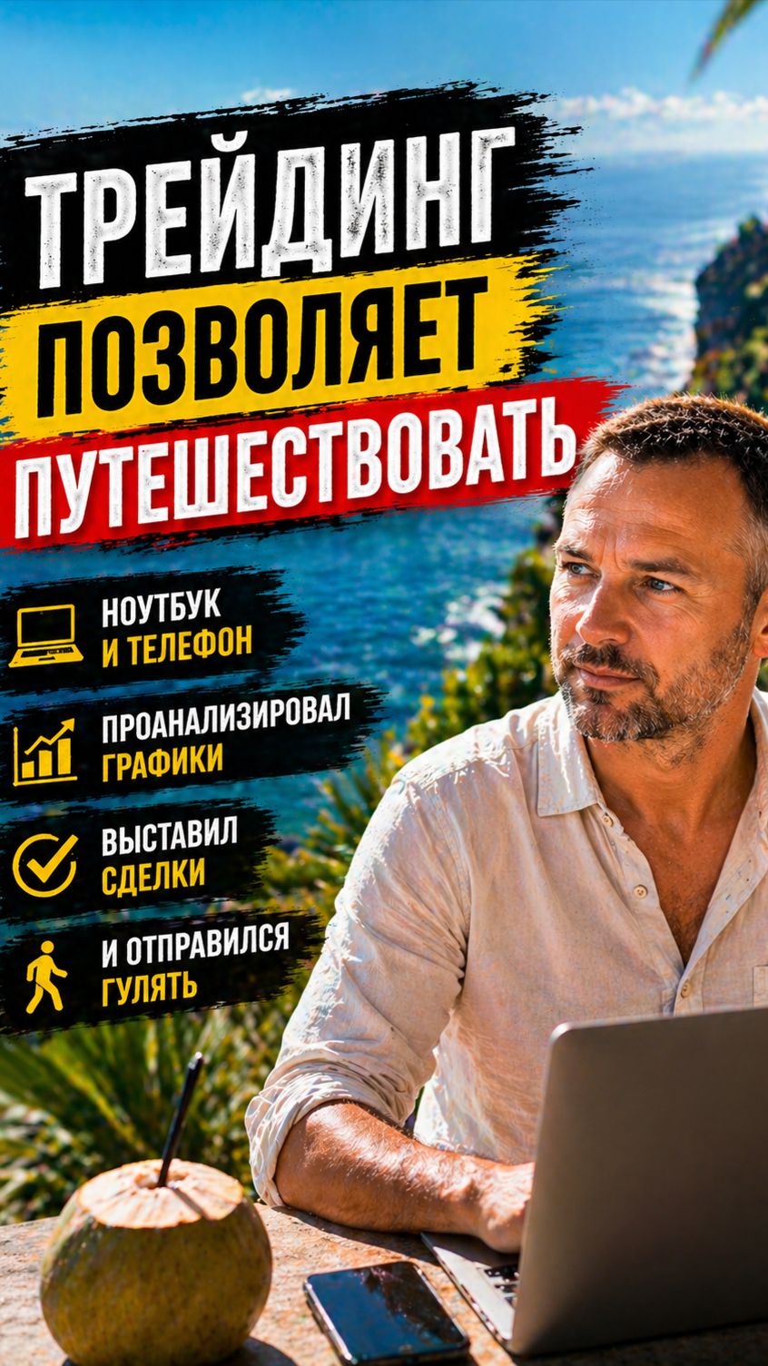 👉 Как я торгую и путешествую одновременно