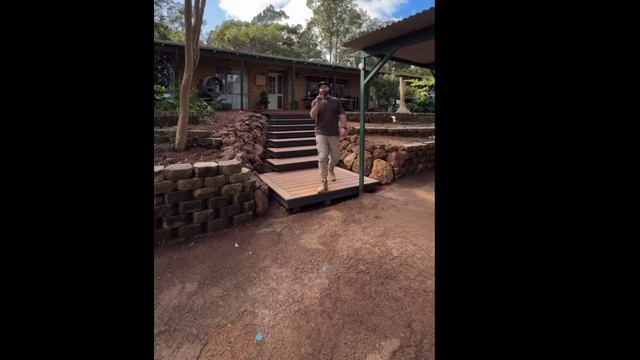 Отличное решение для участка с перепадами — красивая лестница своими руками