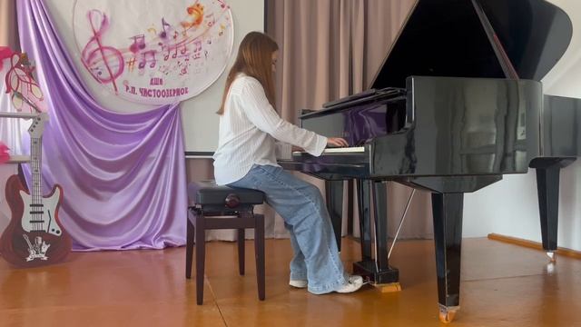 Кащаева Ирина - Д. Кабалевский. Этюд  Соч. 27№3; М. Парцхаладзе. Грустный напев