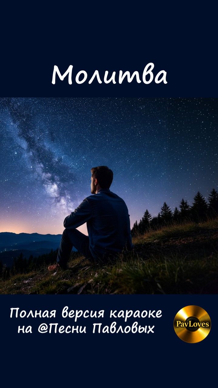 Молитва. Караоке. Песни Павловых. караоке христианскиепесни