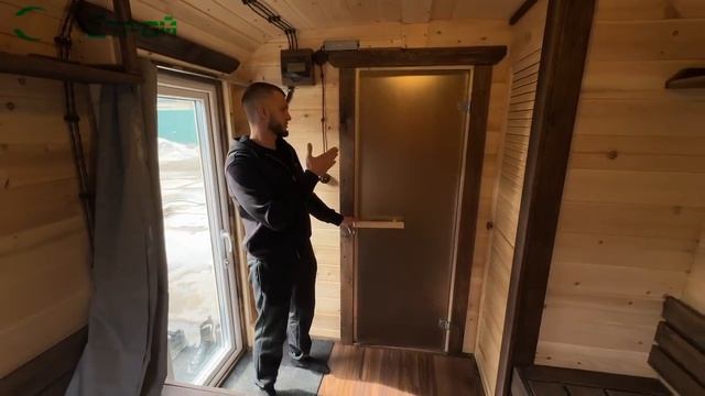 Обзор Бани Квадро 6х2.30м в максимальной  комплектации