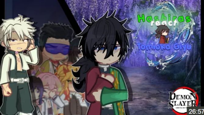 Hashira’s React To Giyu Tomioka, Angst, Demon Slayer Gc React