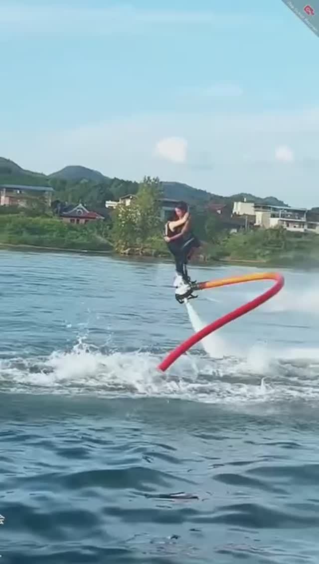 Flyboard. Искупал красавицу. Wetlook