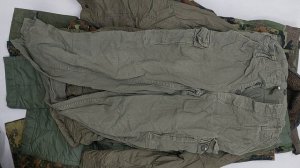 43171 Милитари микс одежды (Military ), секонд (extra), Нидерланды, 3 пак, 15.4 кг, 11.30€/кг, 19 шт