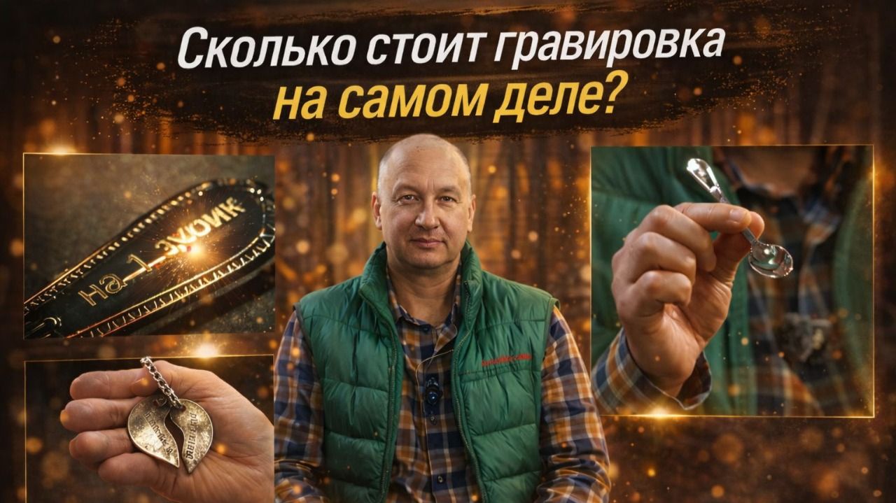 СКОЛЬКО СТОИТ ГРАВИРОВКА НА САМОМ ДЕЛЕ?