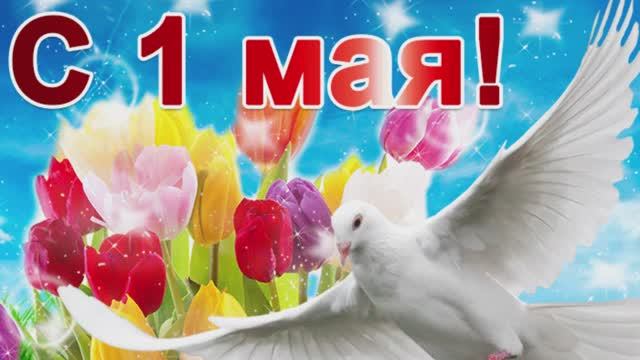 1 мая! С Праздником! Красивое поздравление для друзей!