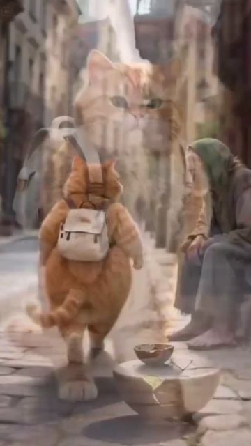 Рыжий отправился навестить маму.