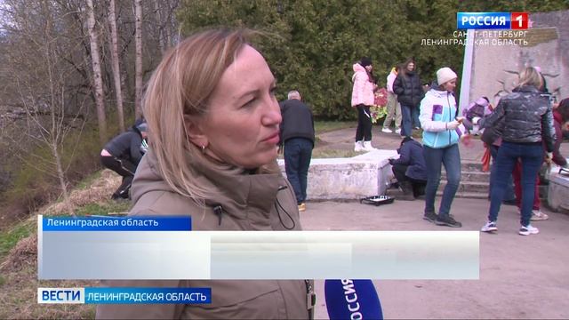 В Кировском районе Ленобласти провели субботник у Мемориала воинам-минёрам