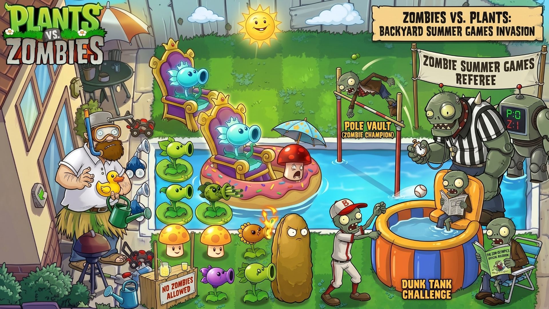 Зомби против растений Hybrid Grafted PVZ FUSION EXPANDED MOD Plants Vs Zombies-2