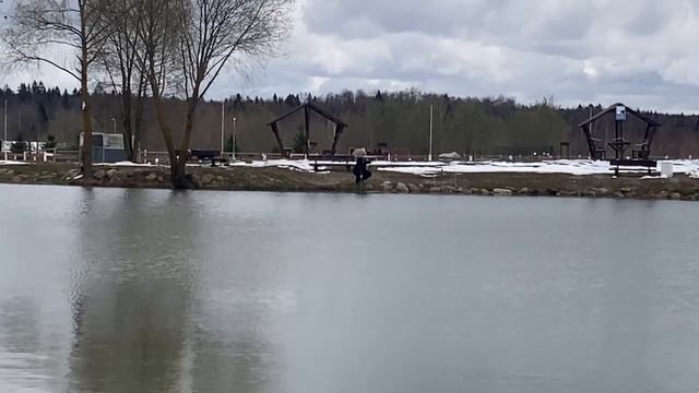 ещё одна форель в подсаке