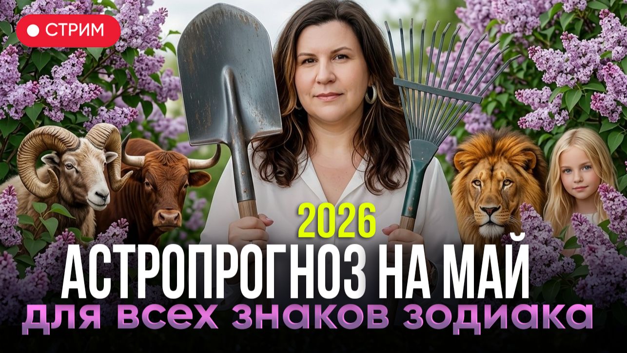 МАЙ 2026 — месяц перемен! Ведический астрологический прогноз для каждого знака зодиака