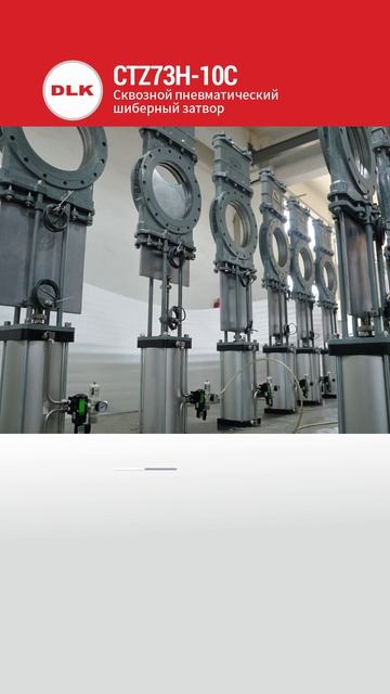CTZ73H-10C сквозной пневматический шиберный затвор-DLK