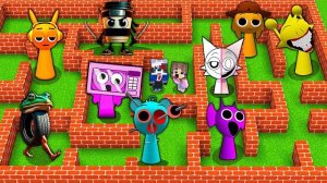 НУБ И ПРО В ЛАБИРИНТЕ ВСЕ СПРУНКИ ИТАЛЬЯНСКИЕ БРЕЙНРОТ ЖИВОТНЫЕ МЕМЫ В МАЙНКРАФТ АНИМАЦИЯ