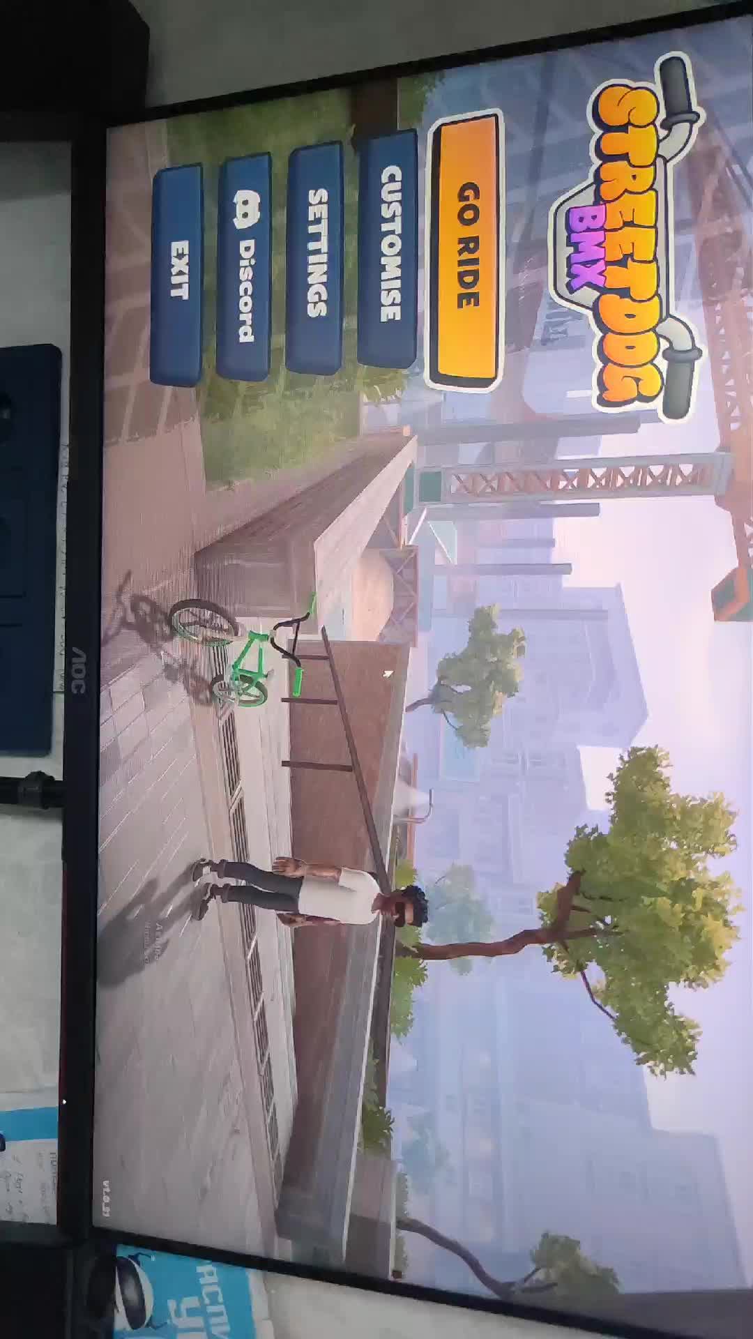играю в Street Dog Bmx2