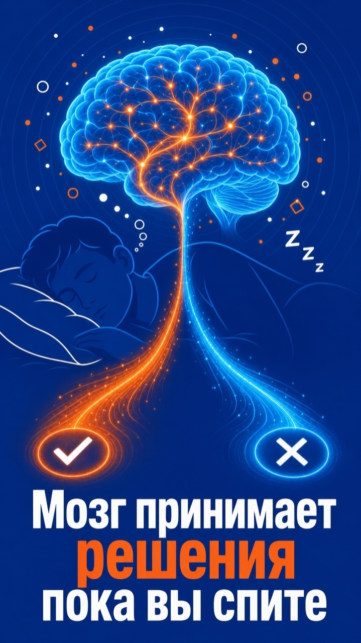 Мозг принимает решения, пока вы спите