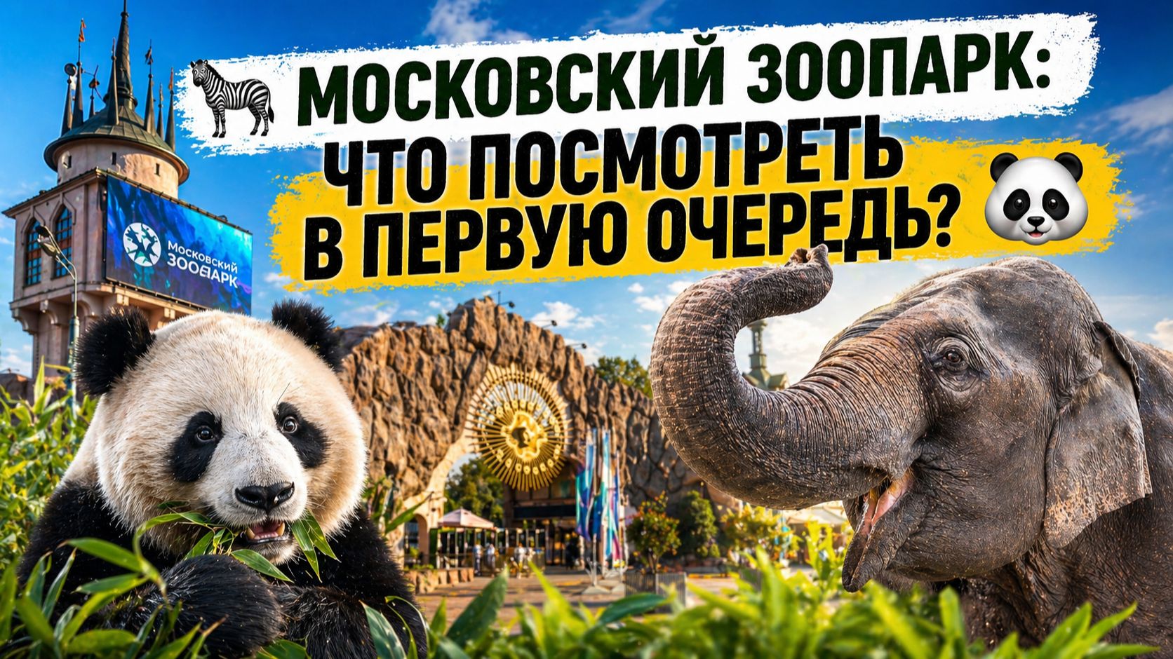 🦓 Московский зоопарк: что посмотреть в первую очередь? 🐼