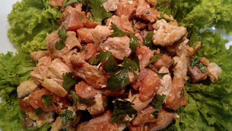 Яркое ассорти из лосося и кеты