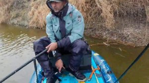 Сапборд  рыболовный, нашёл яму! Эхолот Garmin 4 plus, Мотор AQUA MARINA K