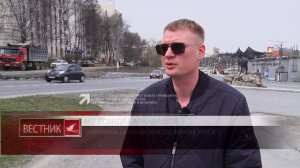 Продолжается возведение новой подпорной стены