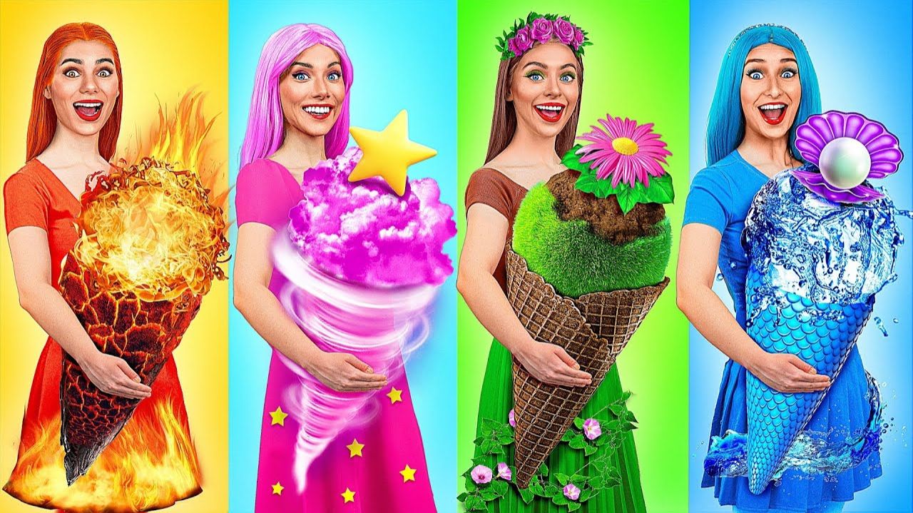 Мы Построили Двухэтажную Кровать # Девушка – Огонь, Вода, Воздух и Земля с Jelly DO Challenge