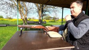 Пристрелка прицела DISCOVERY LHT3-12*42 + ДТК «ОСА» от компании БРТ. На карабин Лось 145  223REM.