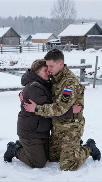 Разлука под снегом: сердце наполняет горечь утрат #потеря #чувства